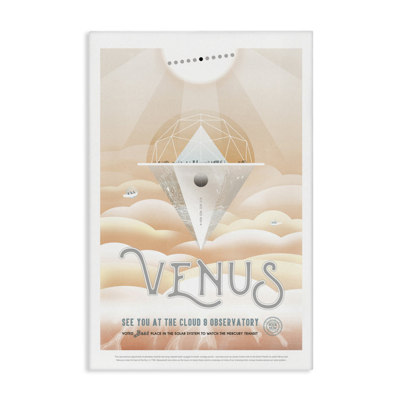 Art mural sur toile Venus Space Exploration par Jet Propulsion Labs, H 30 po x l 20 po