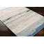 Tapis bleu / beige à motif abstrait touffeté à la main Carnkirk-373379212