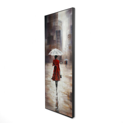 " Quiet Walk In The Rain "