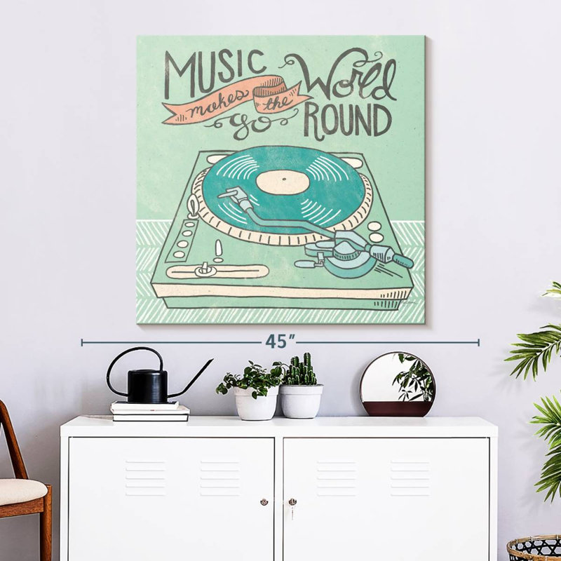 Tourne-disque Tergel Retro, H 33 po x l 33 po