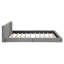 Grand lit plateforme tapissier en velours-831902510
