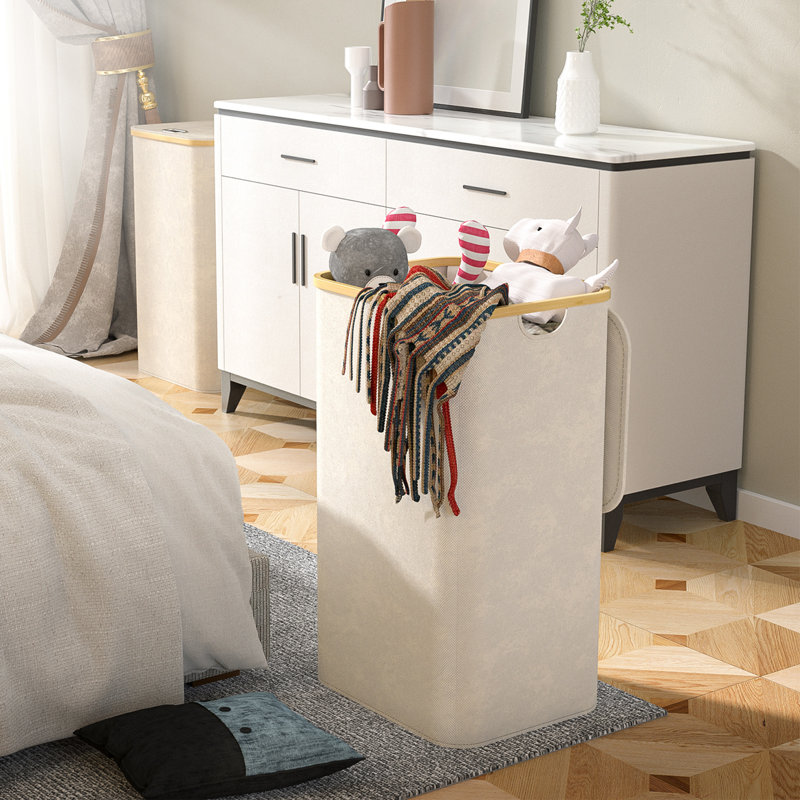 Panier à linge avec couvercle
