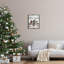 «Holiday Cows Farmland Fence - Cadre flottant», impression sur toile-1583482569-1583482570