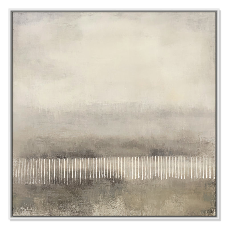 Équilibre équilibré I - reproduction carrée par Irena Orlov, L 37,5 po x H 37,5 po, Flotteur blanc