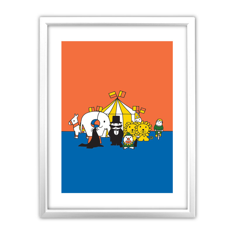 Dick Bruna - Single Picture Frame Print, White