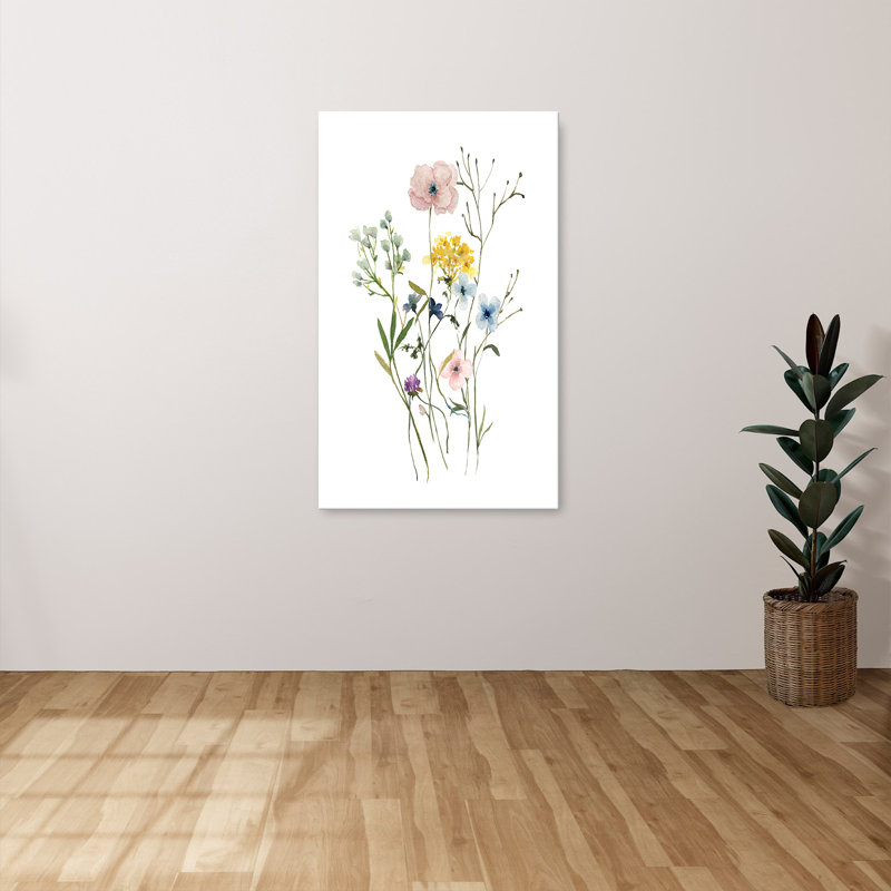"Cottage Garden Study I" par Livy Finn, reproduction sur toile, H 30 po x l 18 po x P 1 po