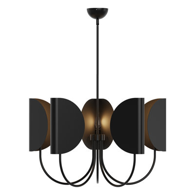 Calline 5 Light Metal Chandelier