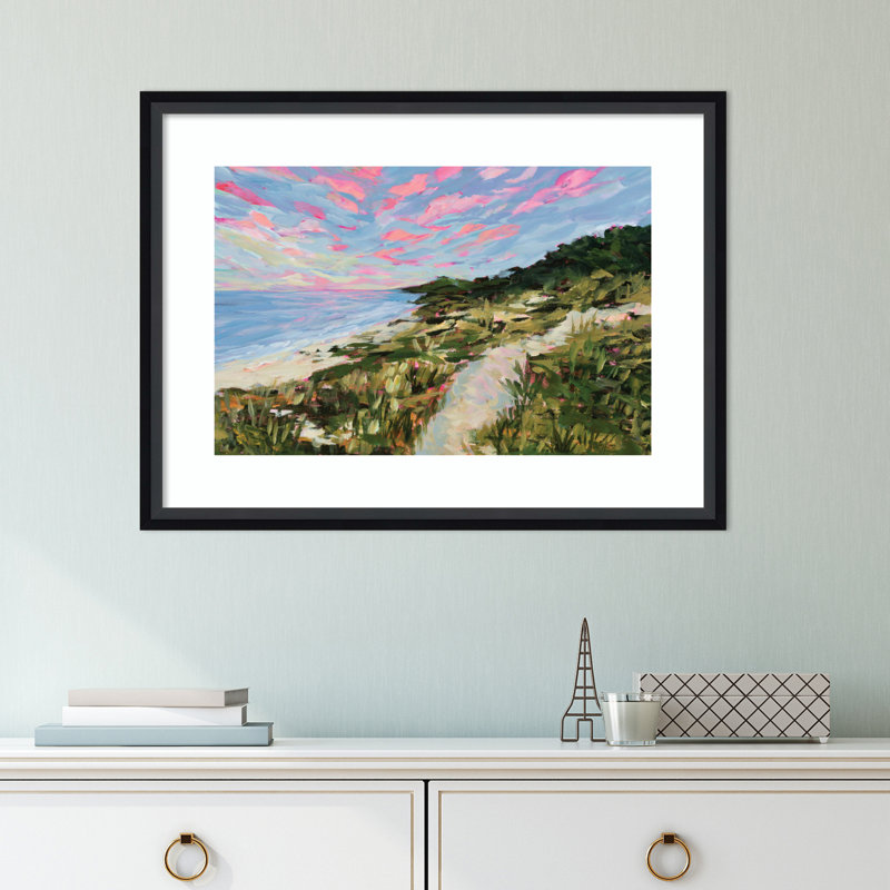 Traverse City par Havana - Reproduction sur cadre, Cadre noir, H 16 po x l 21 po x P 2 po