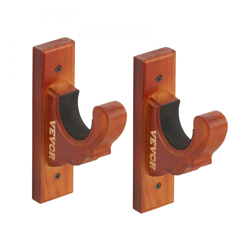 Support mural pour armes à feu, support horizontal pour armes à feu et crochets à fusil de chasse, support de rangement pour armes à feu simple pour le mur, porte-fusil avec rembourrage doux pouvant contenir des fusils, des fusils de chasse jusqu'à 5