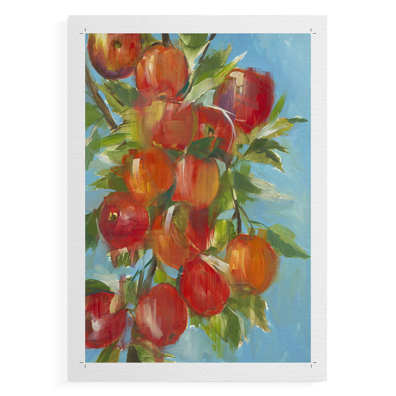 An Apple A Day - Impression sur toile seulement - non encadrée, H 18 po x l 12 po