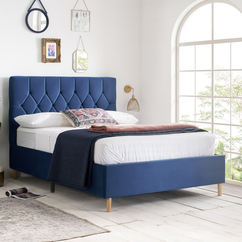 Disney Occasional Chairs Upholstered Bed, Blue, Small Double (4')