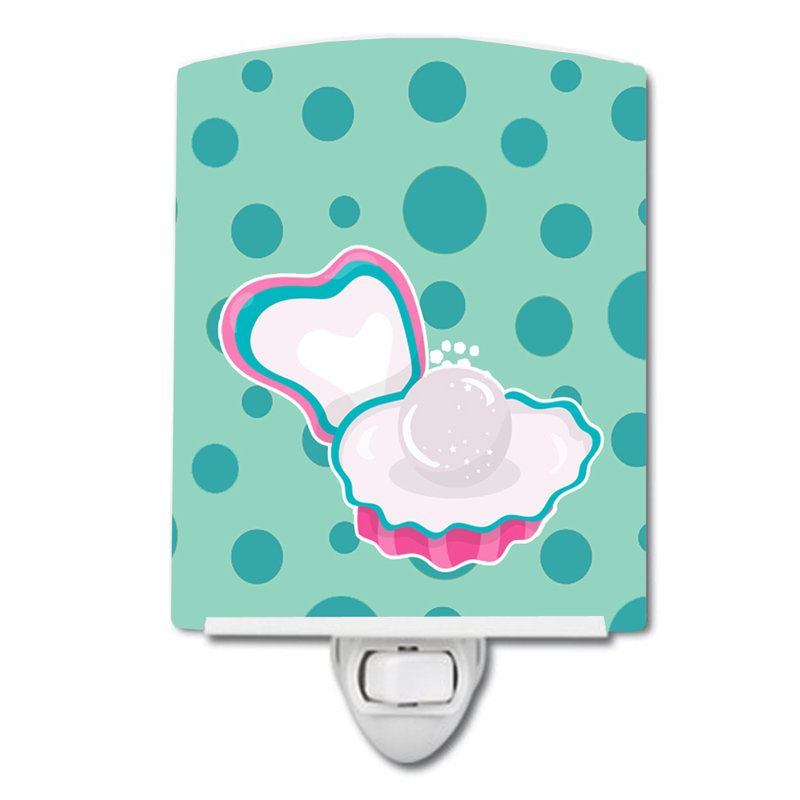 Beach Pearl Ceramic Night Light
