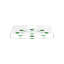 Timothy Corrigan Topiary Radial Acrylic Square Decorative Tray-1171208942