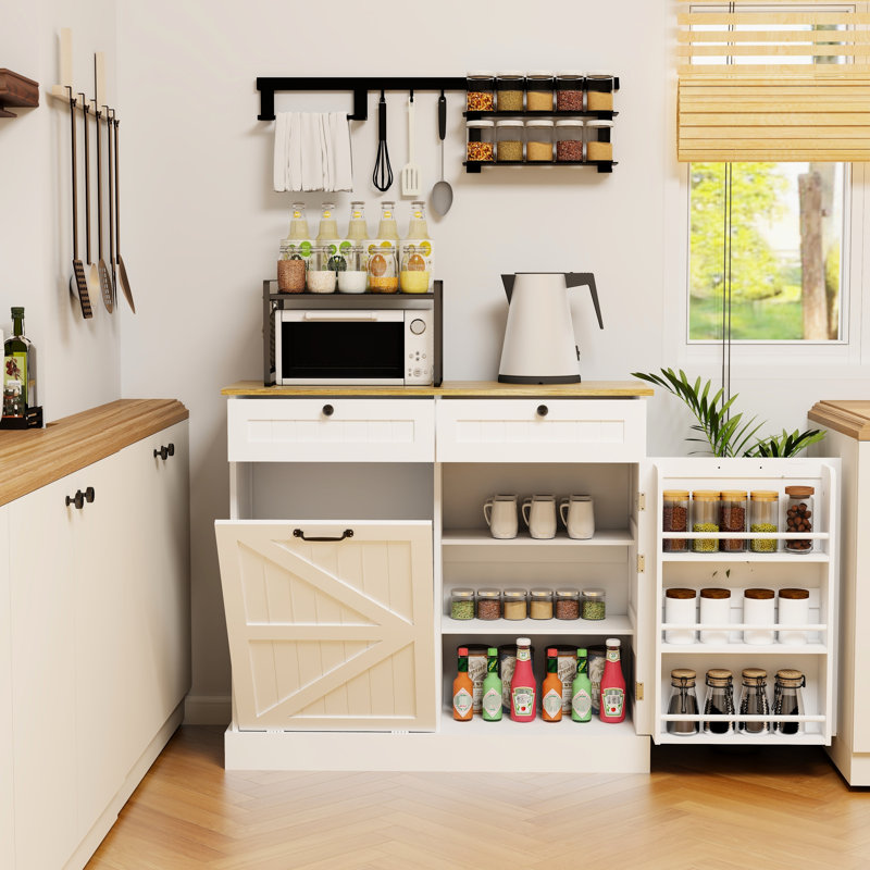 Armoire de rangement blanche avec 2 tiroirs, 1 tablette inclinable et tablettes - look moderne pour espace de porte de rangement