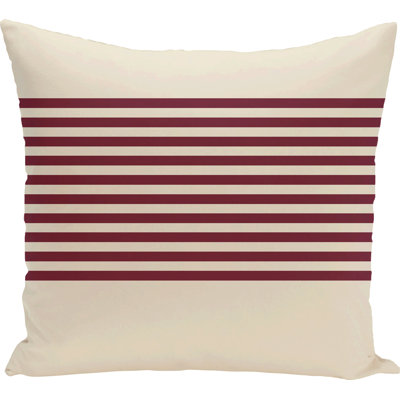 Striped Reversible Throw Pillow
