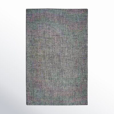 Britley Hand Tufted Wool Black/Gray Area Rug