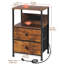 39cm W Metal Bedside Table-451865576