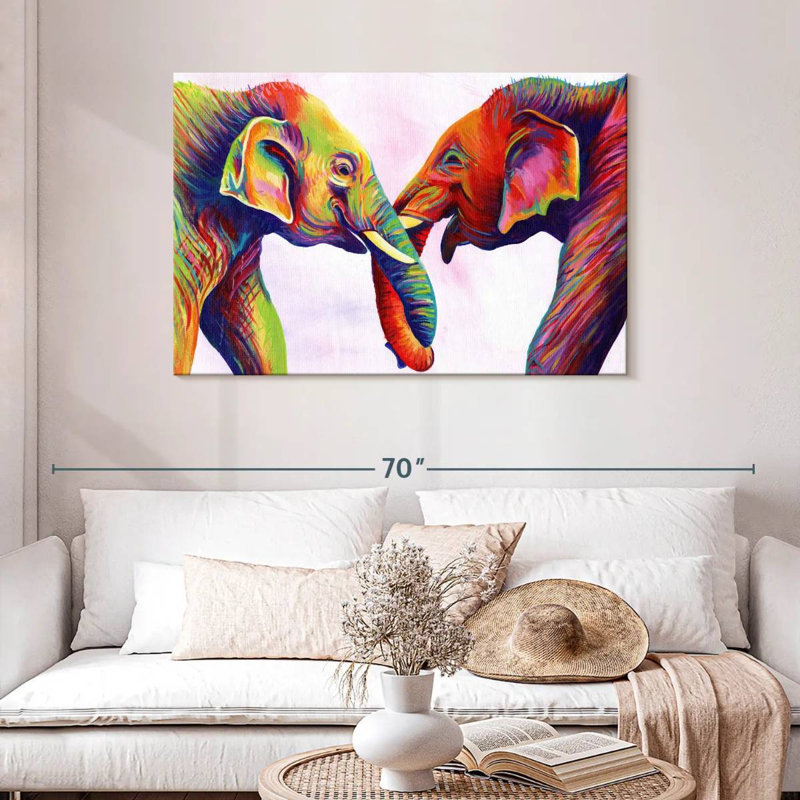 Veaux d'éléphants Brampt, H 30 po x l 45 po