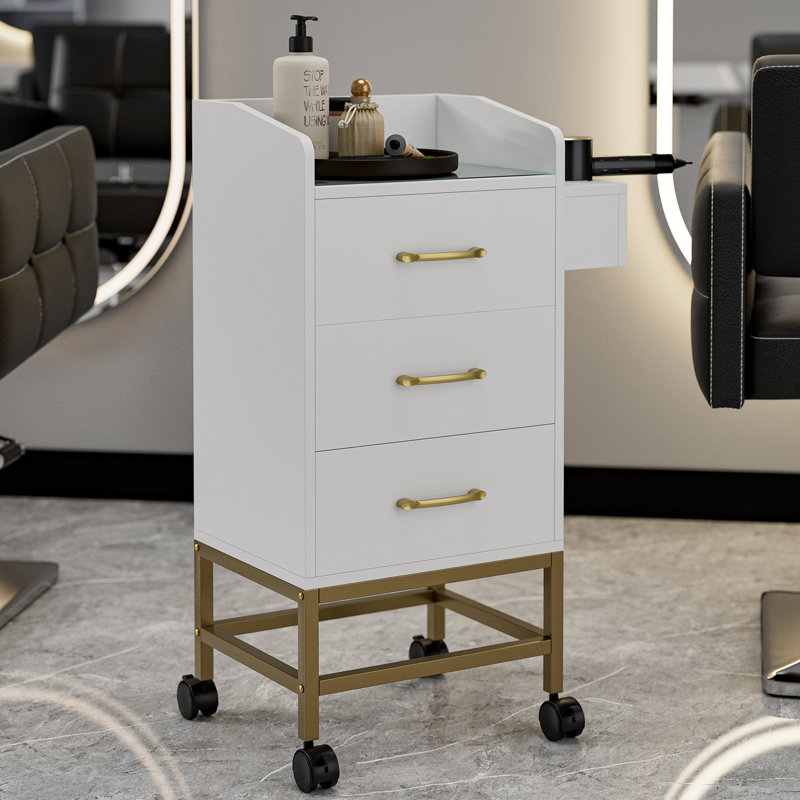 Chariot de rangement Beauty Adaysia, Blanc