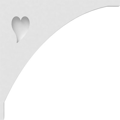 1 7/8"W X 22"D X 22"H Winston Architectural Grade PVC Corbel