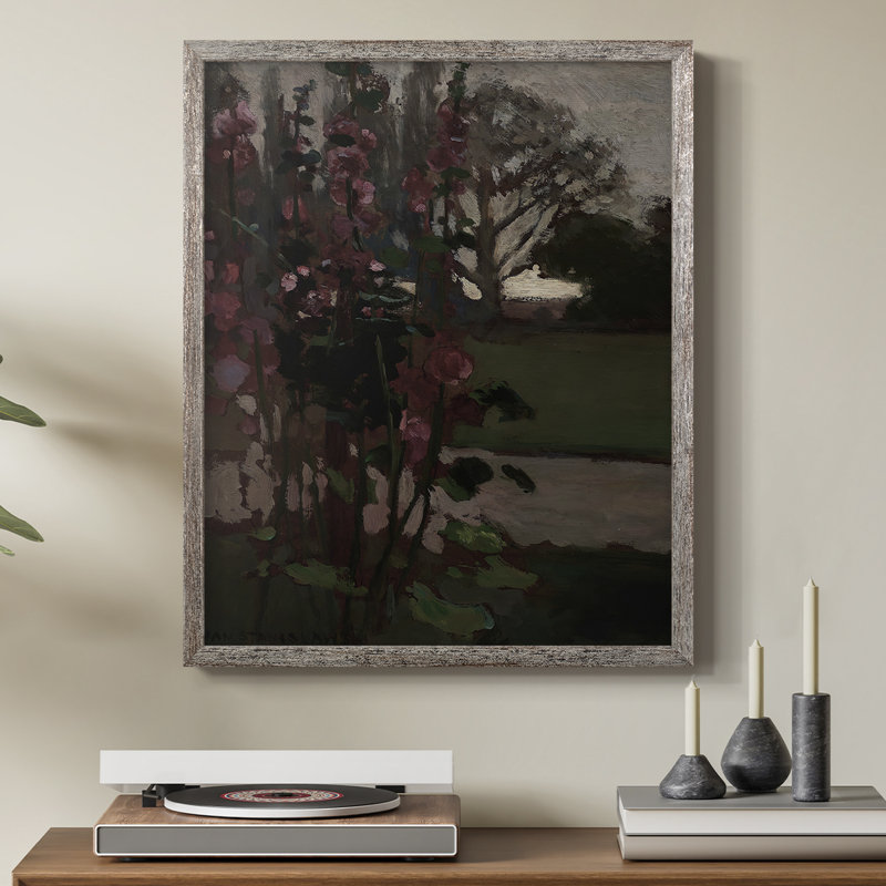 «Vintage Landscape Cxxv», reproduction encadrée - bois massif