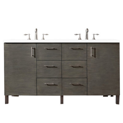 Metropolitan 60'' W Double Vanity