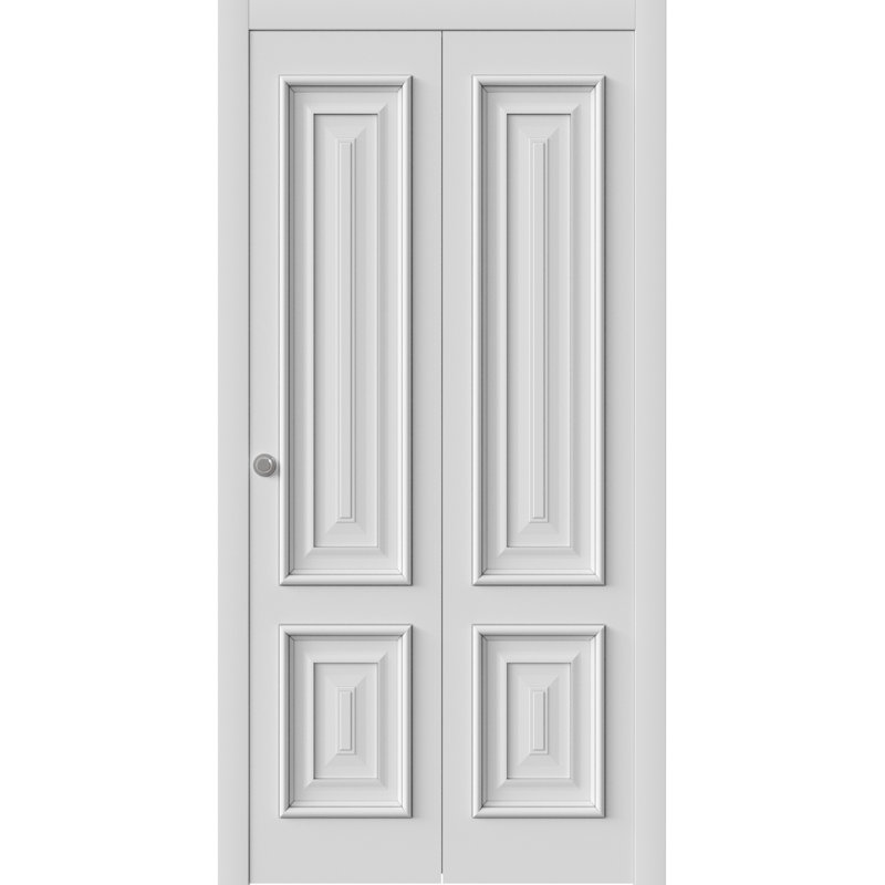 Portes coulissantes pour garde-robe coulissante IMPERial 1822 émail blanc, 60 po x 84 po