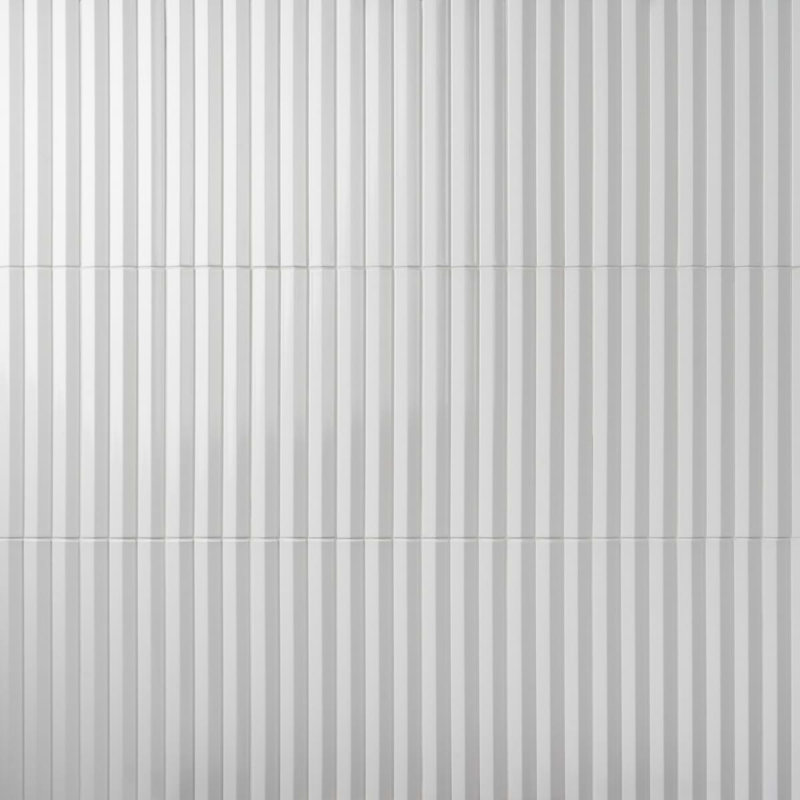 Ponto 4.92 In. X 15.74 In. 3D Polished Porcelain Wall Tile (6.99 Sq. Ft. / Case), Bianco White