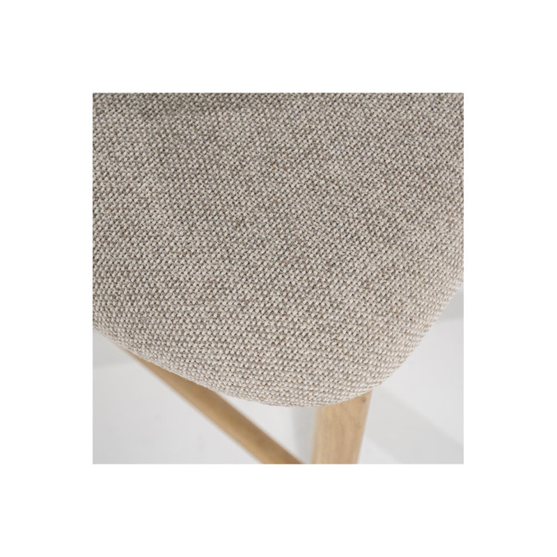 Mikky Barstool, Gray, Natural
