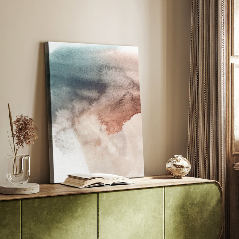 Red Ochre abstrait III - galerie Cavas sur mesure