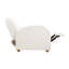 Chaise d'appoint rembourrée, chaise inclinable
