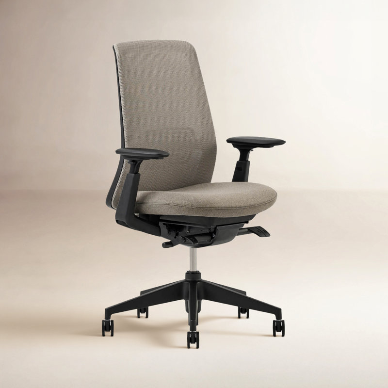 Haworth Soji Mesh Ergonomic Task Chair, Clay