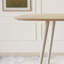 Ensemble de table de salle à manger rectangulaire 55,1 po, table de cuisine moderne, pieds en acier (1 table et 4 chaises)-2116252487-2116252483