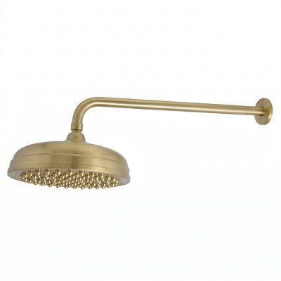 8" Shower Head with 16" Straight Arm & Escutcheon