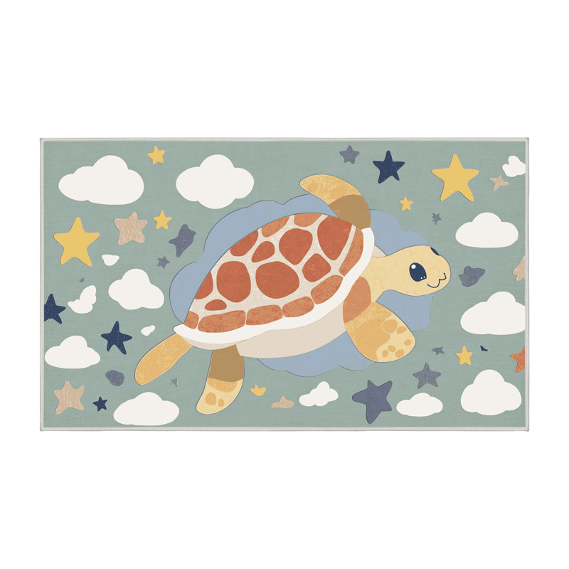 Tapis pour enfants East Urban Home, Rectangulaire 2 pi x 3 pi