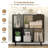Open Shelf Bookcase Mid Century Modern Cube Bookshelf With 4 Compartments-1785711246