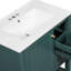Meuble-lavabo de 30 pouces. Style transitionnel. . Évier en céramique. Matériaux de construction. Espaces de rangement fonctionnels. Mécanisme de fermeture de porte en douceur. Assemblage requis. Bois massif. Beaucoup d'espace.-1102892901