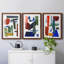 Colorful Shapes II - ensemble de 3 reproductions de cadres photo-2092513929-2092513973