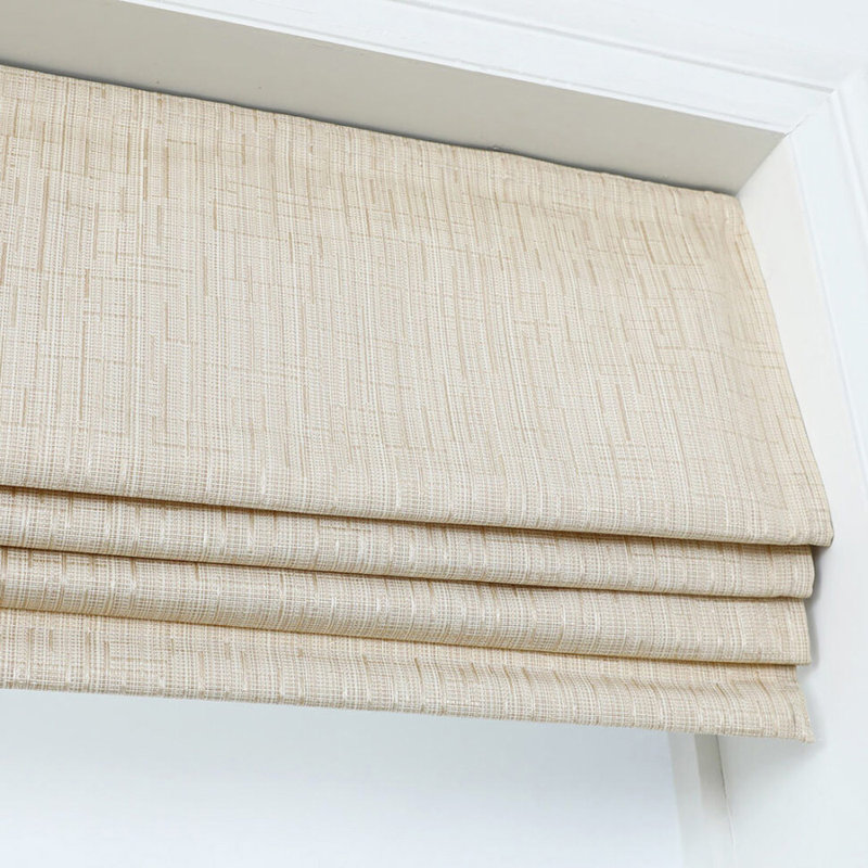 Store romain obscurcissant 100% sans cordon, Vanille, L 34 po x L 64 po