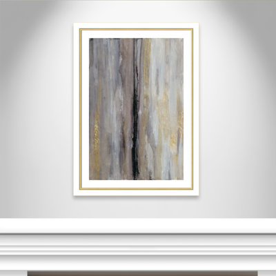 Elverda «Narrow Hall», reproduction de peinture acrylique encadrée