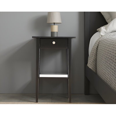 Nowra Black Nightstand
