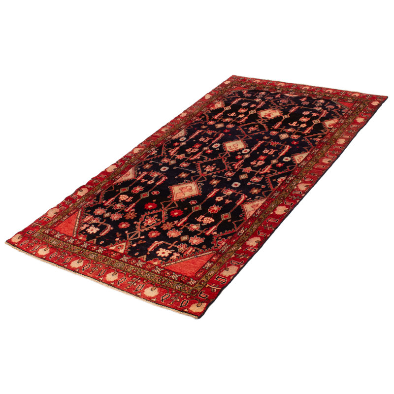 Tapis unique rectangulaire en laine 4 pi 11 po x 8 pi 6 po Baillee