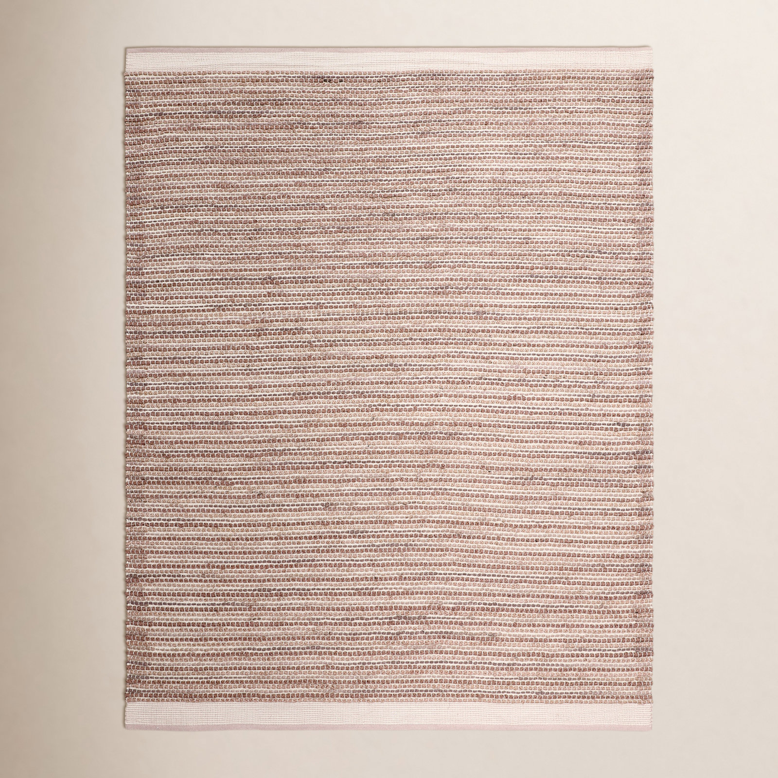 Vanora Hand-Woven Striped Jute Rug, Rectangle 5' x 8'