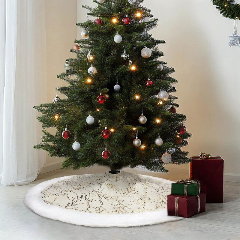 Faux Fur Tree Skirt