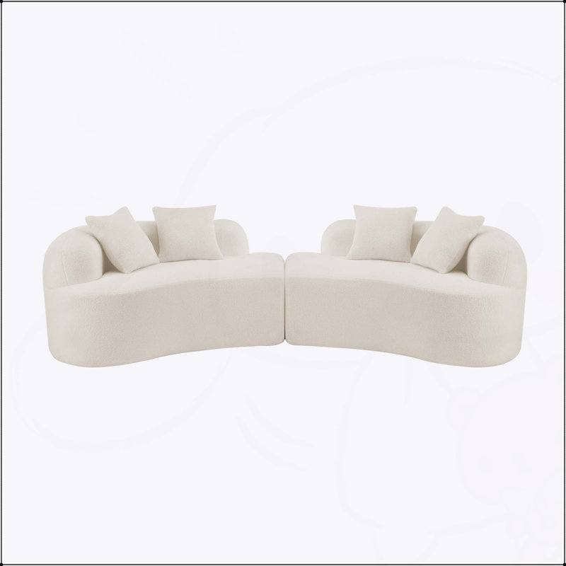 Canapé Curved, Blanc