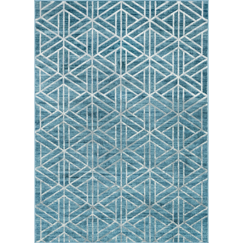 Nucla Geometric Indoor Rug, Rectangle 7'1" x 10'
