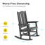 Chaise berçante d'extérieur en PEHD-1625274683