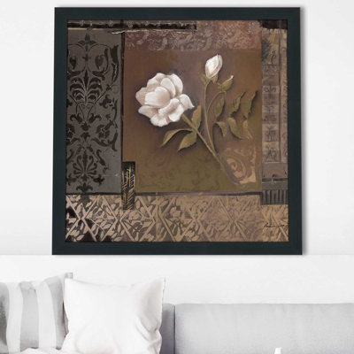 Rose tapisserie II (carré)