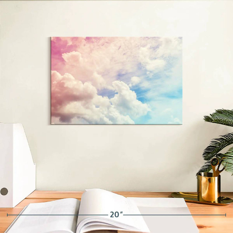 Nuage pastel Alvord, H 8 po x l 12 po