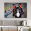 «Dog Listening To Music», impression sur toile